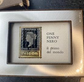 Francobollo one penny black