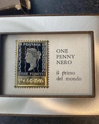 Francobollo one penny black
