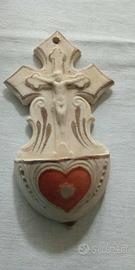 Acquasantiera Cuore di Gesù