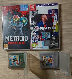 Lotto Nintendo: Metroid + Giochi Game Boy + FIFA