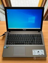 Notebook Asus K550v 15.6” 500gb SSD 16gb RAM