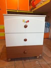Fasciatoio Cassettiera MIBB con ruote