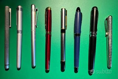 SET DI 8 PENNE STILOGRAFICHE