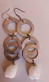 Orecchini con pietre naturali in argento 9,25