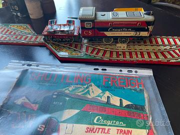Treno latta vintage Cragston Shuttling Freight