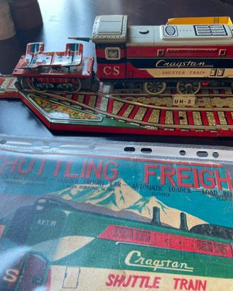 Treno latta vintage Cragston Shuttling Freight