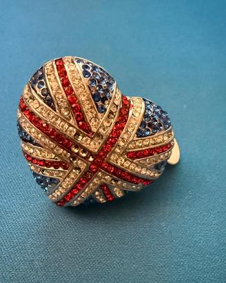 Anello Regno Unito Union Jack Flag