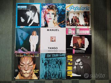 LOTTO 27 DISCHI IN VINILE ITALO DISCO ANNI 80