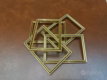 Cornicette oro nere 124x86 esterno 112x76 interno