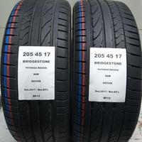 2 GOMME 205 45 17 BRIDGESTONE BF13