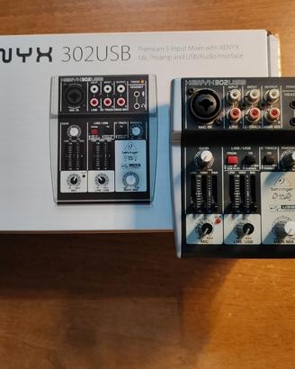 Mixer Behringer XENYX 302USB – 5 ingressi