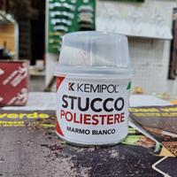 Kemipol Stucco per marmo bianco poliestere 150 ml
