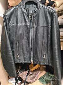 Giubbotto in pelle nero