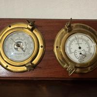 Barometro nautico + termometro igrometro