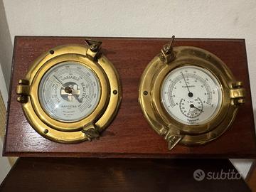 Barometro nautico + termometro igrometro