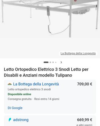 nuovo letto ospedaliero elettrico completo 