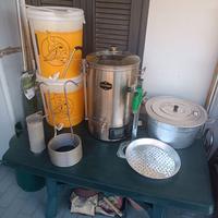 Attrezzatura produzione birra in casa