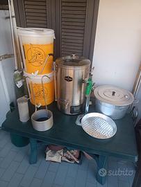 Attrezzatura produzione birra in casa