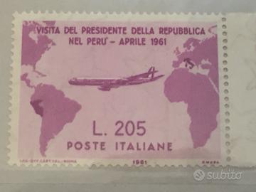 Raro francobollo Gronchi Rosa