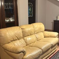 coppia divani vera pelle 3+2