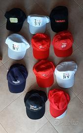 lotto cappellini con visiera 