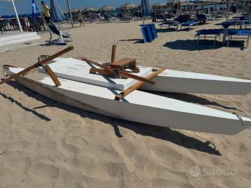 Moscone/pattino vintage in legno massello