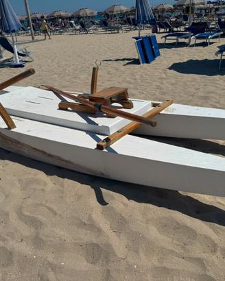 Moscone/pattino vintage in legno massello