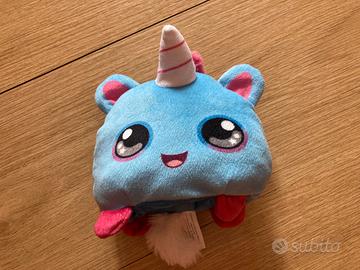 AllBlue - Peluche a forma di unico reversibile