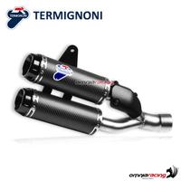 Termignoni terminale di scarico in carbonio racing