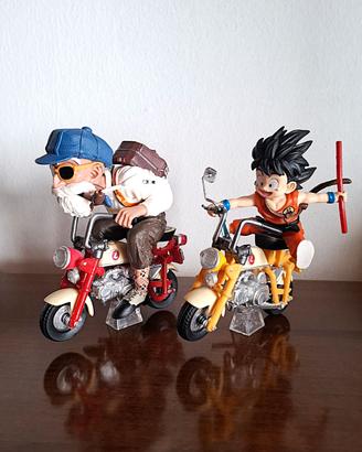 dragon ball action figure goku e master roshi moto