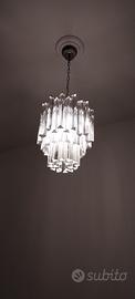 Lampadario trilobo stile venini
