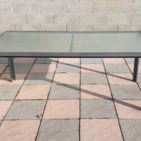 tavolo giardino set alluminio 6 sedie