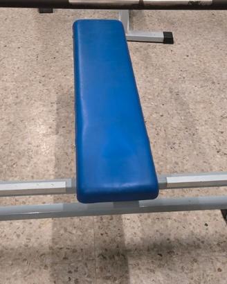 Panca piana Panatta sport con bilanciere
