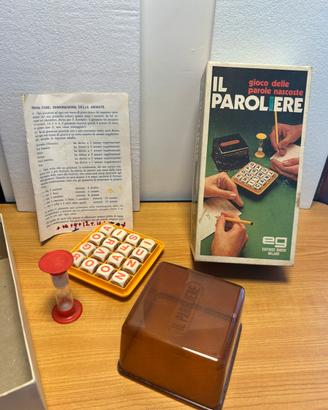Gioco di società IL PAROLIERE EG vintage
