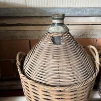 Damigiane in vetro vintage varie misure