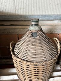 Damigiane in vetro vintage varie misure