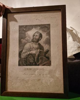 Stampa '800 a soggetto sacro 