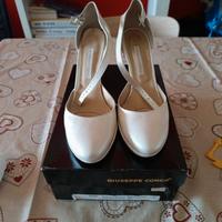 scarpe da ceremonia  bianche in pelle 