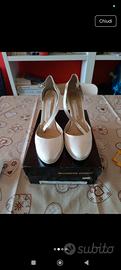 scarpe da ceremonia  bianche in pelle 