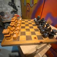 Scacchiera legno