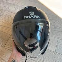 Casco semi jet Shark nero