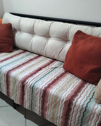 Divano letto in ferro battuto