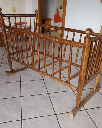 culla in legno vintage - d'epoca