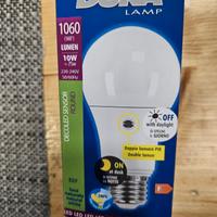 Lampadina E27 con Sensore crepuscolare