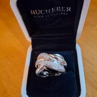 anello oro bianco e brillanti