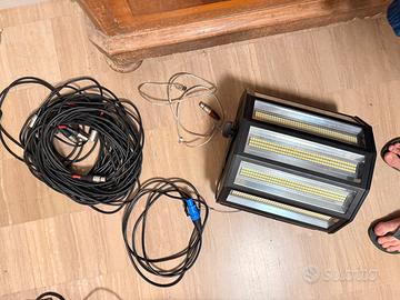 NeoFlash H300 Strobo LED DMX Professionale + Cavi