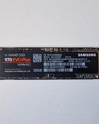 NVMe Samsung 970 EVO Plus 250GB