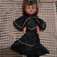 Bambola nuova damina dell'ottocento