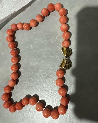 CORALLO A FIOCCO  IN ORO