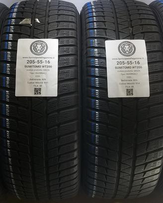 4 GOMME 205 55 16 SUMITOMO A68226